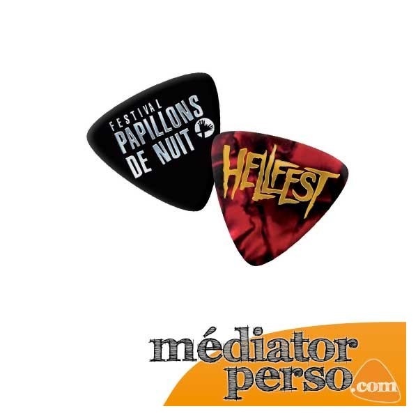 Médiator basse - Dorure à chaud