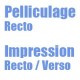 CV 85x54mm 350g coins carré pelliculé Brillant Dorure Recto Quadri R/V J+5 jours ouvrés