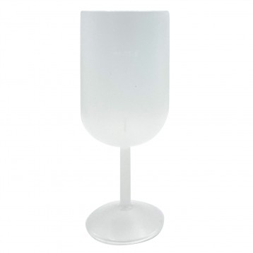 Verre à vin réutilisable vierge (empilable)
