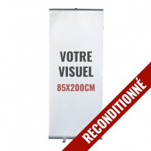 Roll-up personnalisé reconditionné 85x200cm