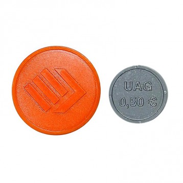 Jetons personnalisés gravés