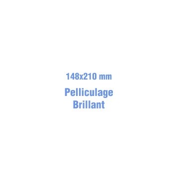 Carte Postale A5 148x210mm 350g Quadri R/V Pelliculage brillant Recto J+5/J+6 jours ouvrés