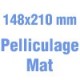 Carte Postale A5 148x210mm 350g Quadri R/V Pelliculage mat Recto J+5/J+6 jours ouvrés