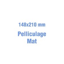 Carte Postale A5 148x210mm 350g Quadri R/V Pelliculage mat Recto J+5/J+6 jours ouvrés