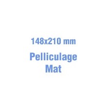 Carte Postale A5 148x210mm 350g Quadri R/V Pelliculage mat Recto J+5/J+6 jours ouvrés