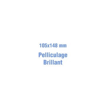 Carte Postale A6 105x148mm 350g Quadri R/V Pelliculage brillant Recto J+5/J+6 jours ouvrés