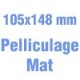 Carte Postale A6 105x148mm 350g Quadri R/V Pelliculage mat Recto J+5/J+6 jours ouvrés