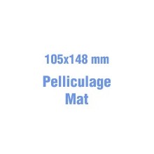 Carte Postale A6 105x148mm 350g Quadri R/V Pelliculage mat Recto J+5/J+6 jours ouvrés