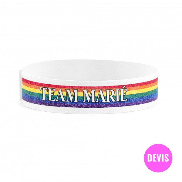 Bracelet tyvek impression digitale/photo (sur devis)