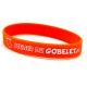 Bracelet silicone imprimé 1 couleur