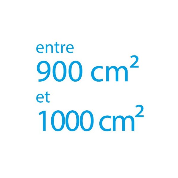 Autocollant vinyle maximum 1000cm² coupe droite