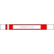 Bracelet Tyvek avec marquage une couleur - 25 mm