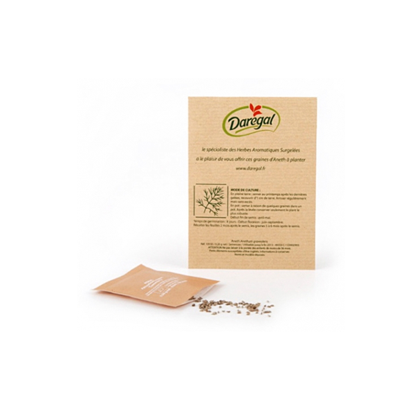 Graines en sachet kraft