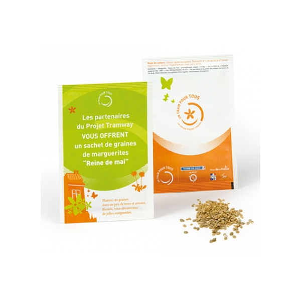 Graines en sachet 7,6x11cm