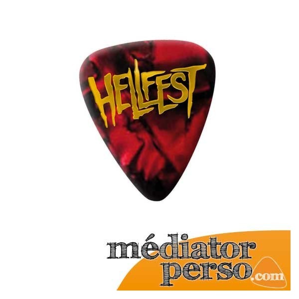 Médiator guitare - Dorure à chaud