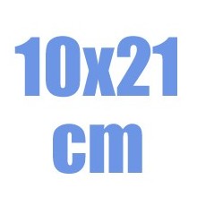 10 X 21 cm