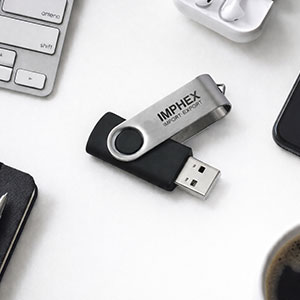 Clé USB personnalisée avec logo d'entreprise